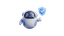 MinusAI mascot - shield