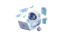 MinusAI mascot - working