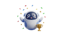 MinusAI mascot - trophy